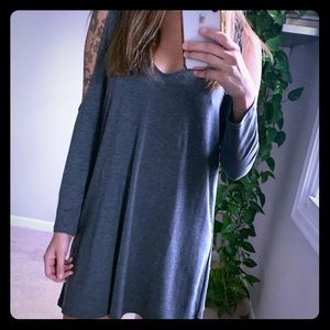 Soft gray dress